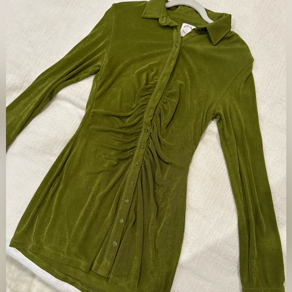 WITH JEAN Green Dress